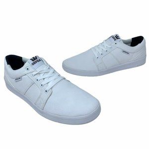 Supra Mens Ineto Skate Shoes White 08054-101 New